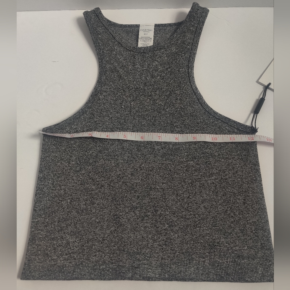 🆕 Calvin Klein Active Athleisure gray Compression Sports Bra_Small - Picture 5 of 7
